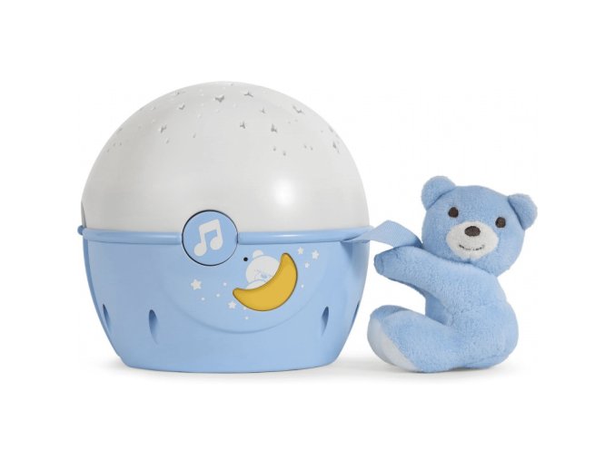Chicco projektor s melódiou Next 2 Stars Medvedík modrý