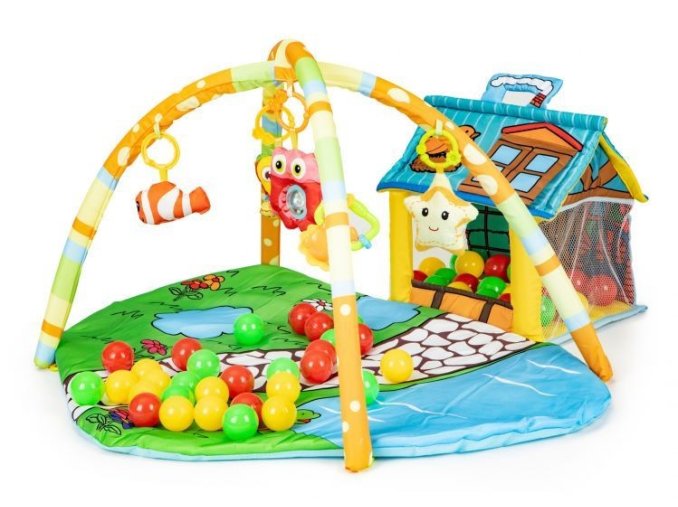 Ecotoys hrací deka Domecek