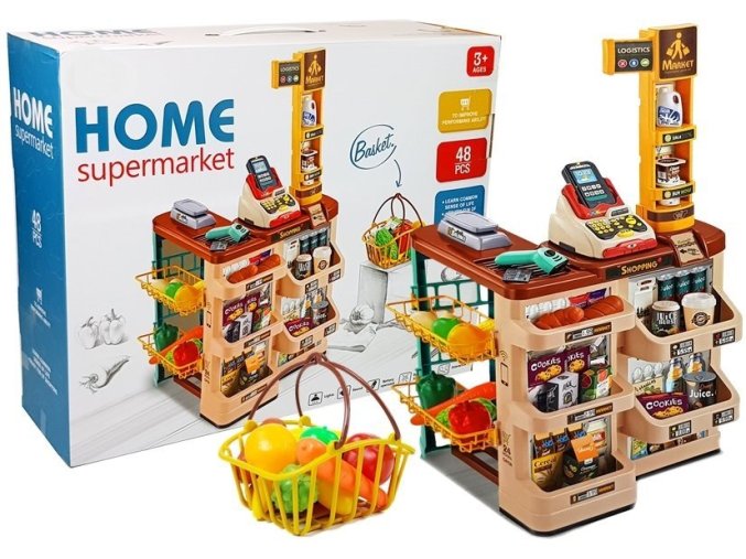 detsky supermarket hnedy