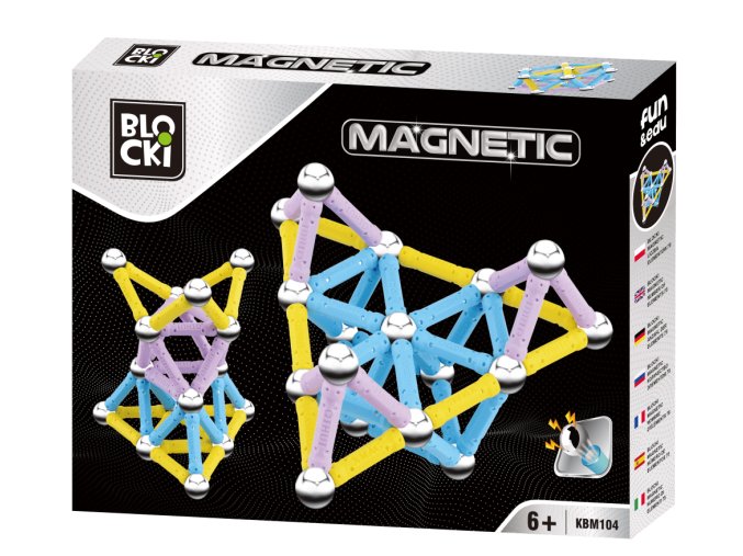 Blocki magneticka stavebnice 75 dilku