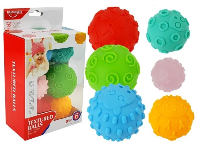 Haunger textured balls micky 6 kusu