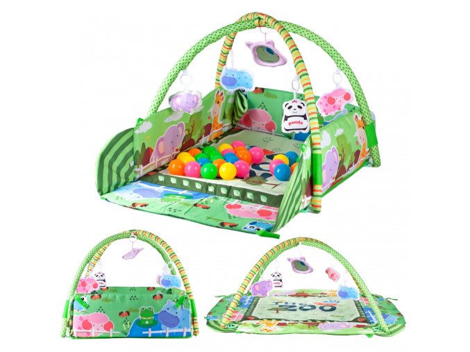 hraci deka se 30 micky Game Blanket zelena