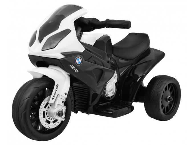 elektrická motorka BMW RR1000 bila