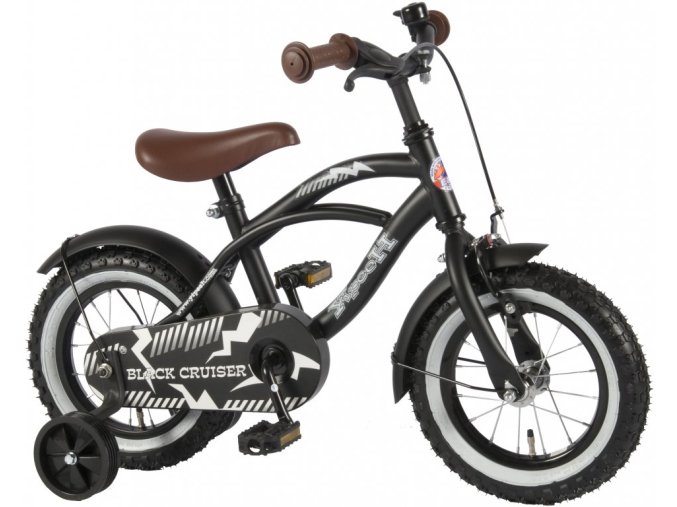 Detský bicykel Volare Black Cruiser 12 "