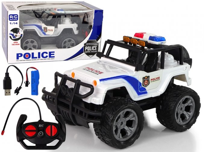 auto dalkove ovladani Police Car
