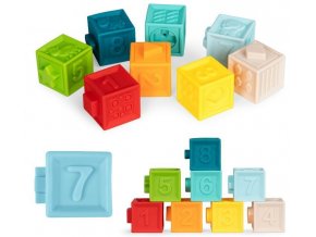haunger senzoricke kostky 8 kusu textured Blocks