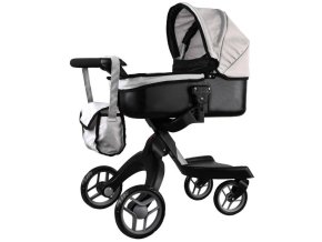 hluboky kocarek pro panenky Alice 4544 sedy