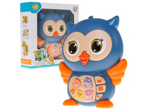 interaktivní sovicka Music Owl modra 5