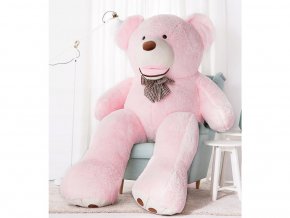 Plyšový medveď Maty 190 cm XXL ružový