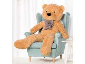 plysovy medved Kvido 160 bezovy