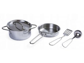 Ecotoys sada kovoveho nadobi Cookware