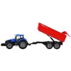 traktor s cervenou vleckou Farm Tractor 3