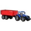 traktor s cervenou vleckou Farm Tractor 6