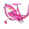 Detský bicykel Mexller Village s vodiacou tyčou ružový 16"