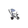 Ecotoys detská trojkolka s otočným sedadlom 2v1 modrošedá