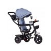 Ecotoys detská trojkolka s otočným sedadlom 2v1 modrošedá