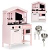 ecotoys detska kuchynka Domecek ruzova
