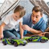 power racing auticko na dalkove ovladani s podsvicenim zelena 10