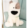 plysovy pejsek Fredy 50 cm bily 2