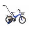 Mexller detský bicykel BMX 16 "s vodiacou tyčou modrý