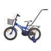 Mexller detský bicykel BMX 16 "s vodiacou tyčou modrý