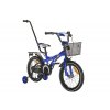 Mexller detský bicykel BMX 16 "s vodiacou tyčou modrý