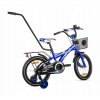 Mexller detský bicykel BMX 16 "s vodiacou tyčou modrý