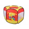Ecotoys detský stan + 100 farebných loptičiek