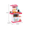 Majlo Toys detská kuchynka so zvukmi a parou - ružová
