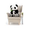 Plyšový medveď Panda 100 cm s bábätkom