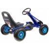 Detská šliapacia motokára s nafukovacími kolesami Formula 15 modrá