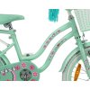 Detský bicykel Mexller Sisi s vodiacou tyčou mint 16"