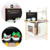 Ecotoys drevena kuchynka s kreslici tabuli 11
