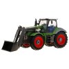 Traktor na dalkove ovladani 1 28 cervena vlecka 5