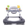 4Baby chodítko walk n push tmave sede