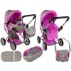 detsky kocarek Alice 9346D sedo ruzova