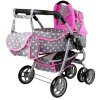 Alice kocarek pro panenky 9662m sedo ruzovy 2