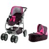 Alice kocarek pro panenky 9662 cerny 2
