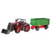 traktor na dalkove ovladani 1 28 cerveny zelena vlecka 2