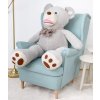 plysovy medved Maty VIP 160 sedy