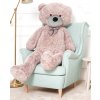 plysovy medved Kvido 160 cm sedy