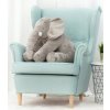 plysovy slon Belly polstar sedy 70cm