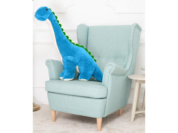 plysovy dinosaurus Tobi modry 110 cm