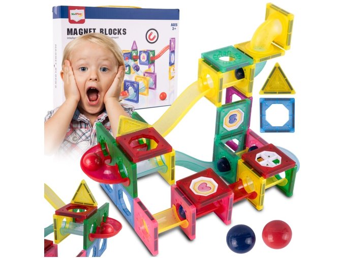magneticka stavebnice Magnet Blocks 78 dilku