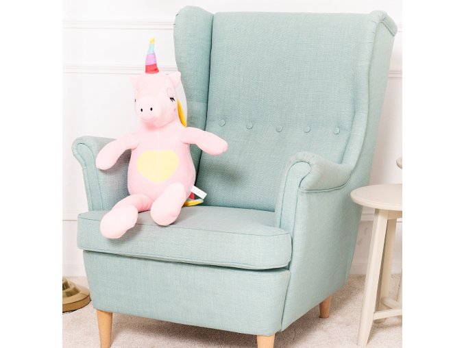 plysovy jednorozec Felix 80cm ruzovy