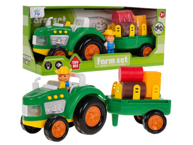 traktor s vleckou 6