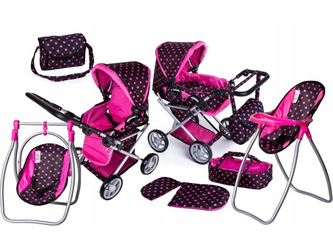 Doris set 6v1 9346 cerny se zidlickou