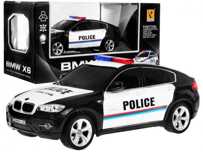 policejni auticko na dalkove ovladani BMW X6