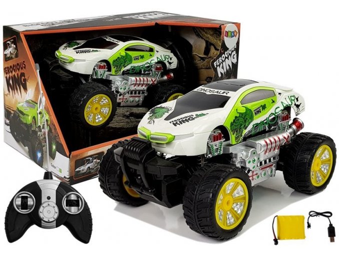 Auto na dalkove ovladani Dinosaurus King Bile