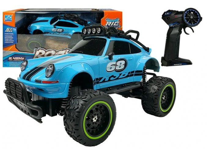 Auto na dalkove ovladani Brouk modre 1 18